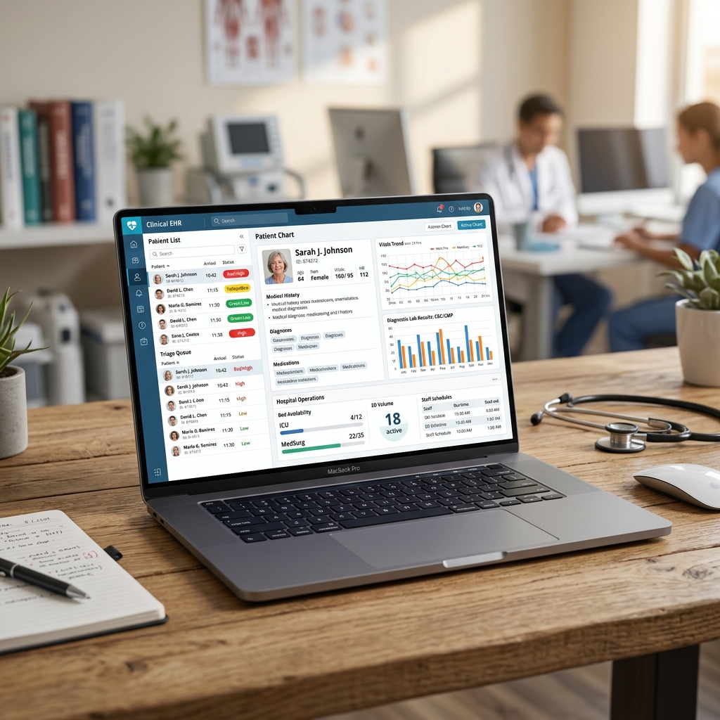 Healthcare Desktop Enterprise UI