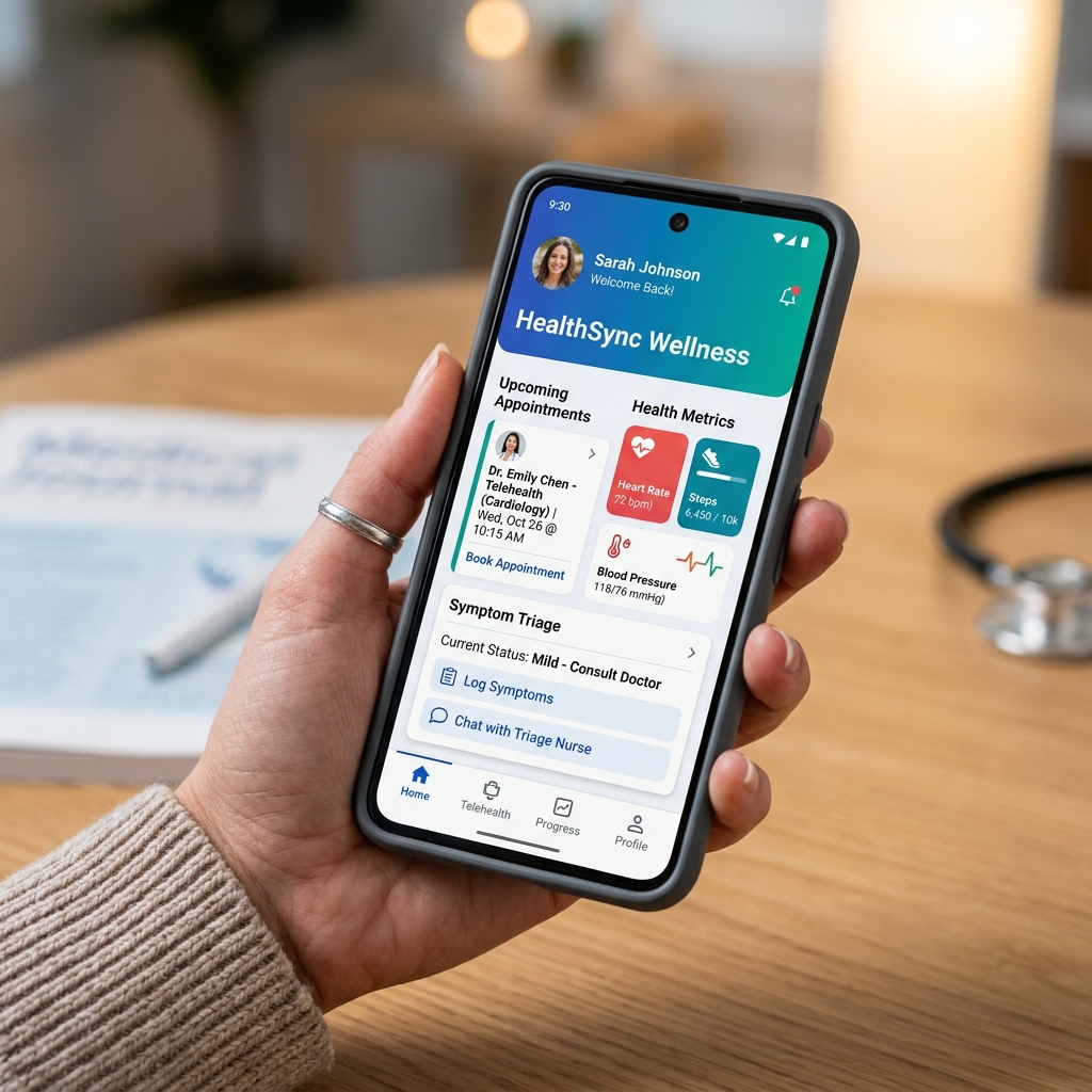 Healthcare Mobile App UI
