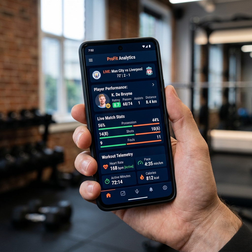 Sports Apps Mobile App UI